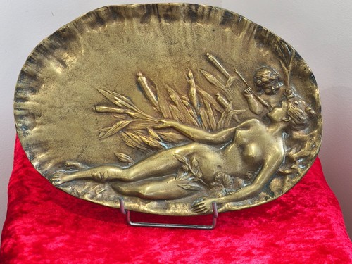 Grand plat bronze art - grand,