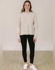 Maje Thick Knit Black Legging