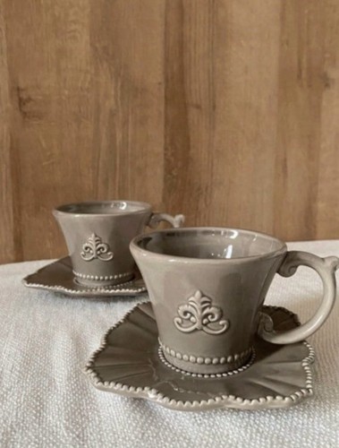 Paire tasses café - tasses, à