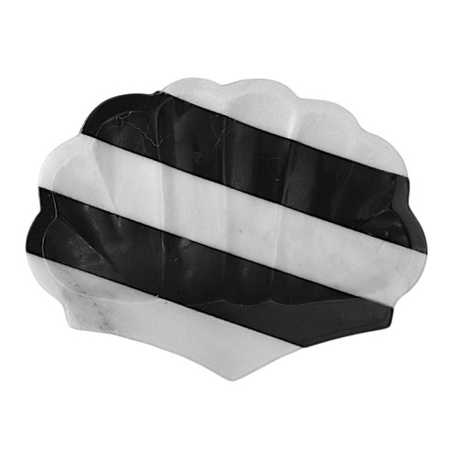 Cendrier coquillage marbre - coquillage, en