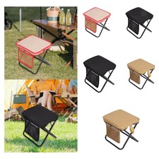 Tabouret de camping pliable et robuste, idéal pour le parc, le barbecue et