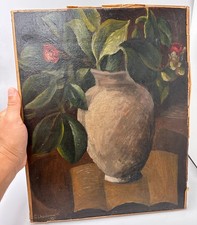 Pierre Charbonnier (1897-1978) Nature morte 1921 huile sur toile signée