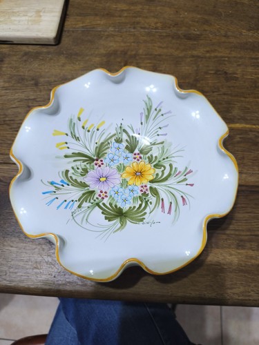 Plat céramique italienne - en,