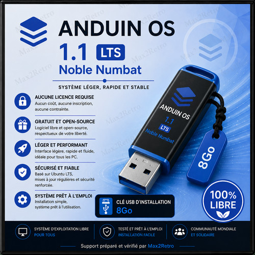 Clé usb linux interface - clé,