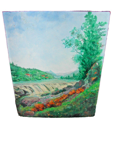 Tableau huile sur panneau