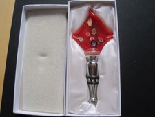 Vintage Italien Verre De Murano flacon  bouchon de bouteille 1980