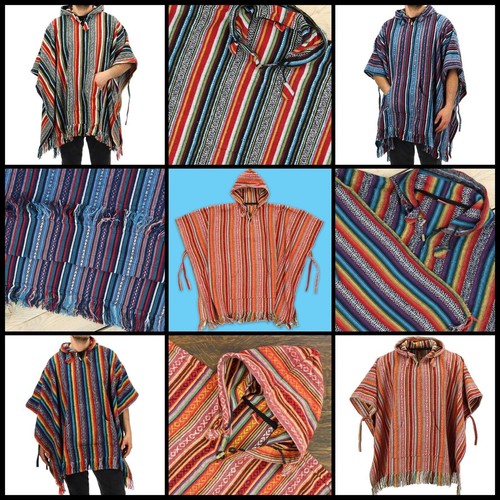 Poncho capuche cape gheri - poncho,