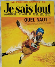 JE SAIS TOUT PREMIER NUMERO 1 15/4/1969 TBE