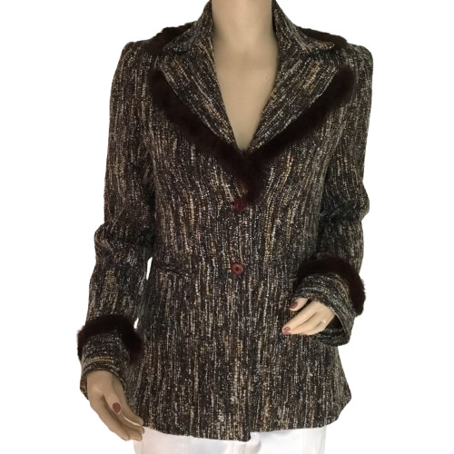 Veste mélange laine - en,