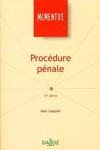 Procédure pénale jean - pénale,,