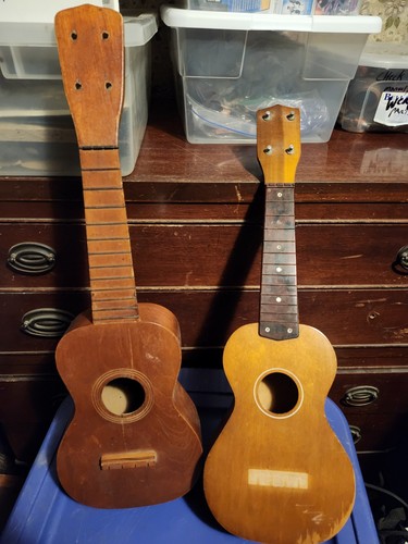 Vintage two wood wooden - vintage,