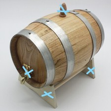 Tonneaux en bois 5 L Tonnelet sans accessoires