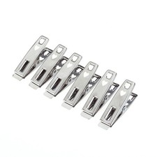 40 Pcs Pince À Linge Inox
