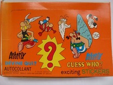 1978 Boîte de 72 pochettes d'IMAGES collantes ASTERIX OBELIX IDEFIX-NEUF- UDERZO
