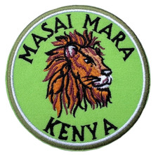 Patch Masai Mara Kenya (3,5") insigne à repasser réserve nationale africaine ...