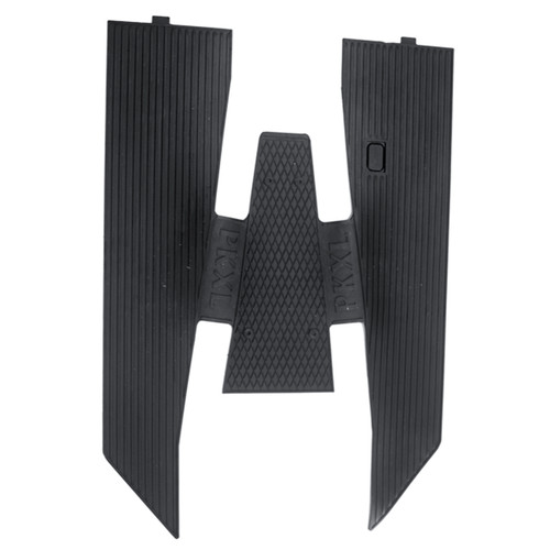 Tapis noir caoutchouc - tapis, pour