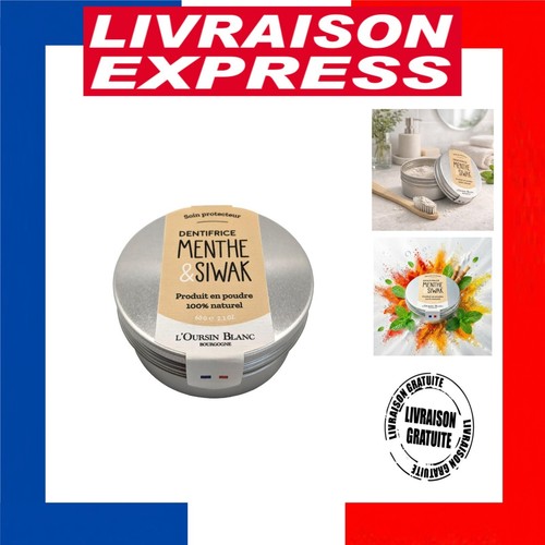 Dentifrice poudre menthe - dentifrice, en