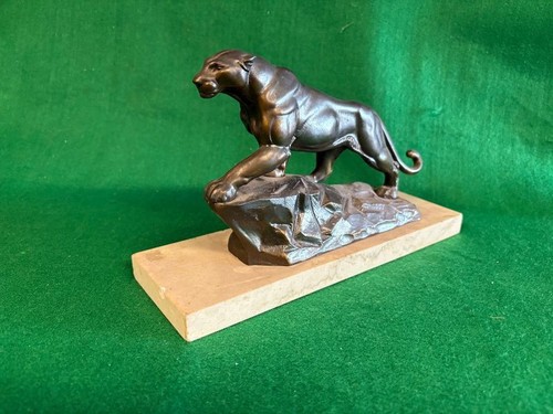 Figure bronze tigre puma - figure,