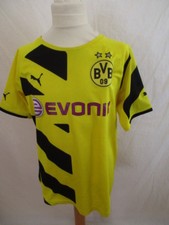 Maillot de football vintage Borussia Dortmung N°11 REUS Puma Jaune Taille 12 ans