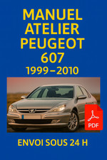Manuel Atelier Peugeot 607 1999-2010 RTA Revue Technique Français Auto CD PDF