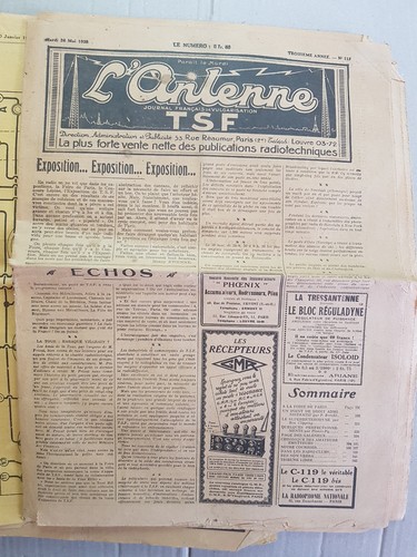 Rare antenne tsf magazine - tsf,