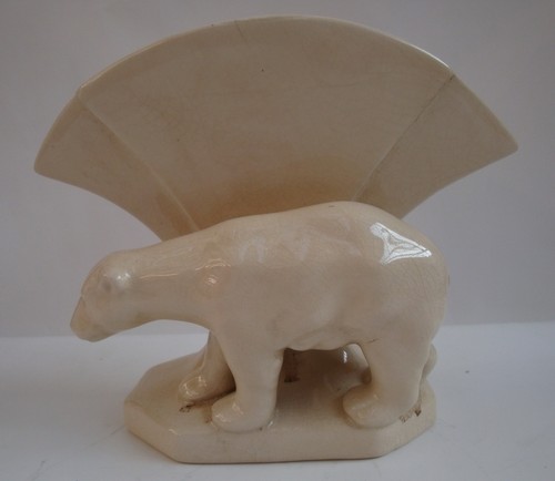 Vase figurine ours animalier - vase,