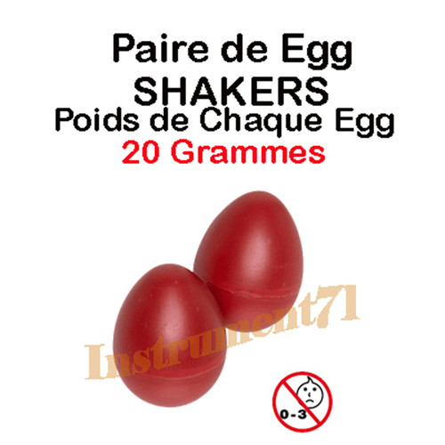 Paire maracas shakkers - de,