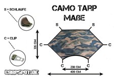 Camouflage tarp 420 335cm - camouflage, x