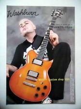 PUBLICITE-ADVERTISING :  Guitare WASHBURN Wi68  12/2005 Cédric,Life Kit