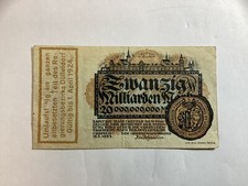 Billet de 20 Milliarden Mark -