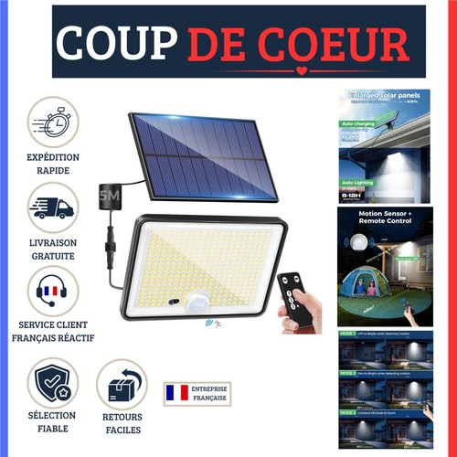 Projecteur solaire extérieur