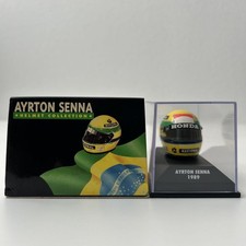 MINICHAMPS 1/8 Helmet Ayrton Senna 1989 GP Minichamps Helmet Ayrton Senna