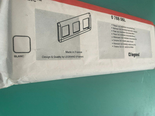 Plaque 3x2 modules - , horizontal