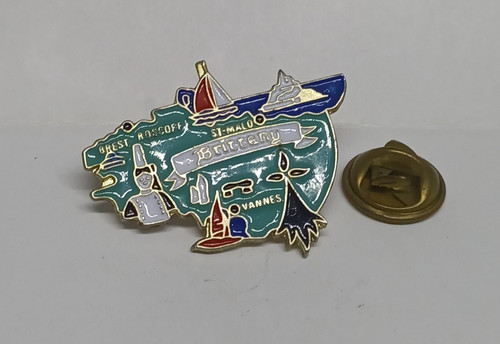 Pins carte bretagne - pins,