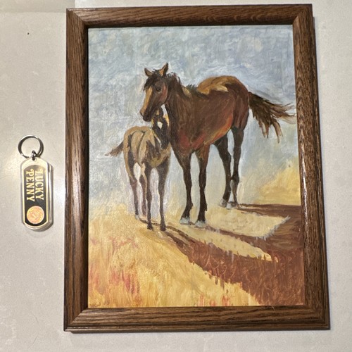 Horse painting artist - painting, w.