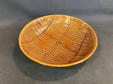 Ancien plat de service de table saladier coupe à fruits céramique vintage