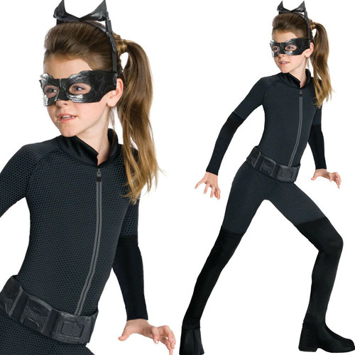 Filles catwoman déguisement - filles,