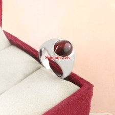 Naturel Gemme Grenat Avec 18k