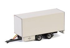 WSI, Remorque 2 essieux blanche, échelle 1/50, WSI03-2029