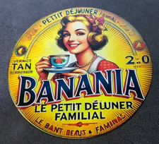 Plaque métal vintage Banania