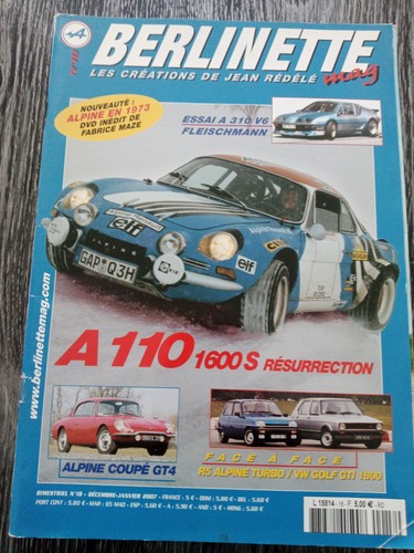 Berlinette a310 a110 - v6,
