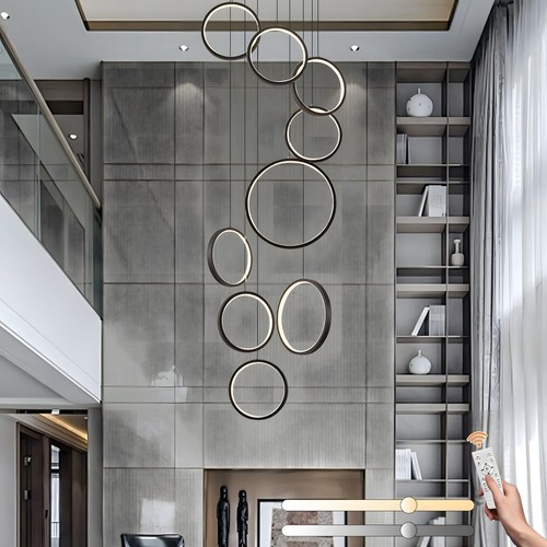 Lustre escalier led - d'escalier,