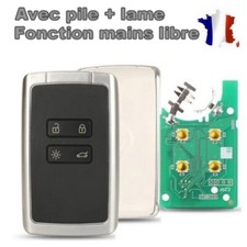 Carte Clé Vierge Main Libre  MEGANE 4- SCENIC 4 TALISMAN- ESPACE 5 - KADJAR