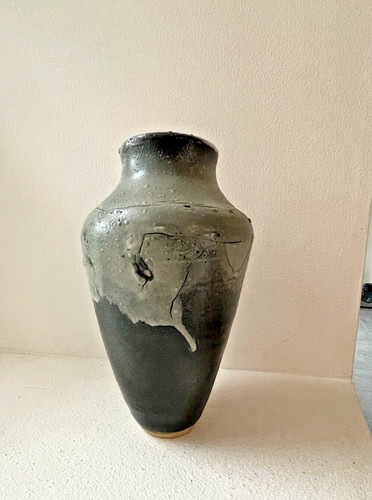 Vase raku signature à - raku,