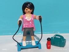 PLAYMOBIL FIGURINE FITNESS STEP AEROBIC SPORT GYMNASE ATHLÈTE SPORTIF