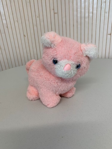 Peluche vintage chat rose aux - chat,