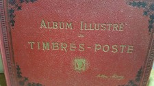 timbres  du monde dans album illustré de timbres poste Maury