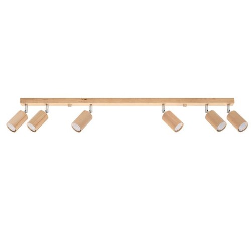 Plafonnier bois chêne gu10 - bois,