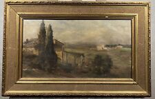 Huile sur Toile Ecole Française Fin XIXe- Début XXe Dans son Cadre Original