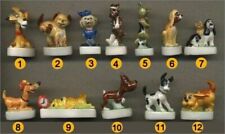 rare 2007 PRIME CHIENS HUMORISTIQUES AVEC NOMS FEVE CHIEN PORCELAINE 3D AU CHOIX